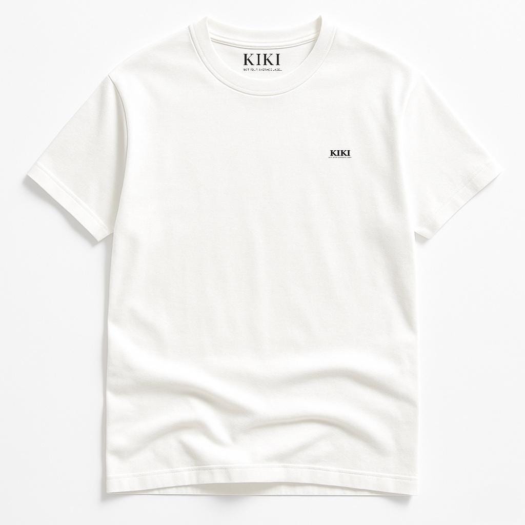 T-shirt Think Different KIKI – Maglietta oversize unisex in cotone con stampa ironica 🇮🇹