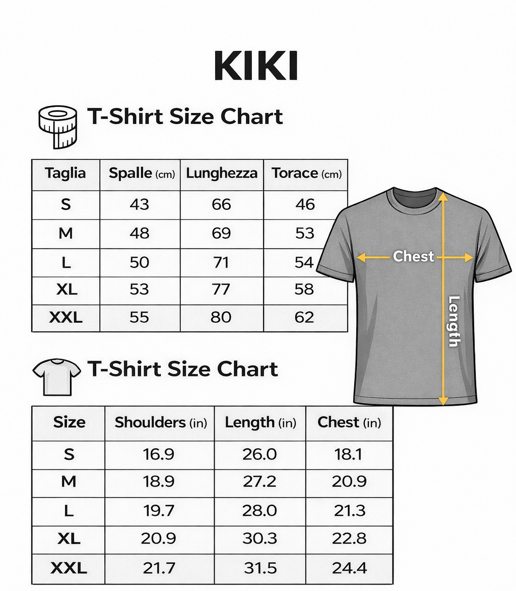 KIKI Moneyed Elite Circle T-Shirt Bianca Unisex – Maglietta Streetwear in Cotone con Stampa Angelo Vintage | Made in Italy 🇮🇹