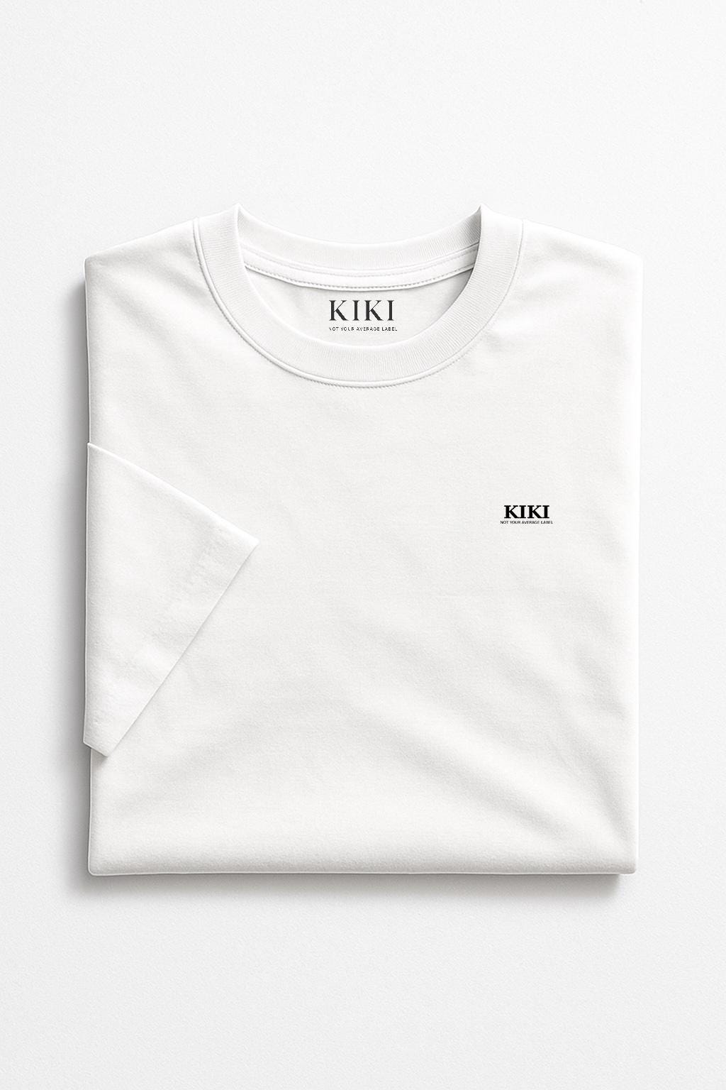 T-shirt Think Different KIKI – Maglietta oversize unisex in cotone con stampa ironica