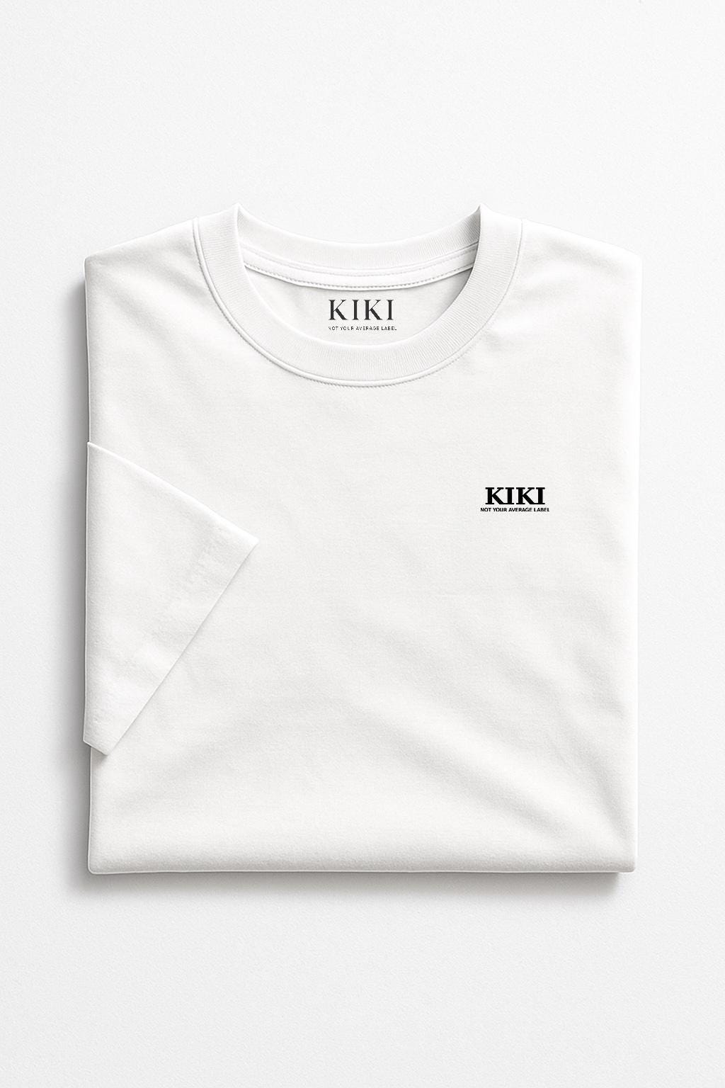 T-shirt KIKI “I Spend Money Like I Have” – Maglietta bianca unisex con scritta ironica streetwear Made in Italy 🇮🇹