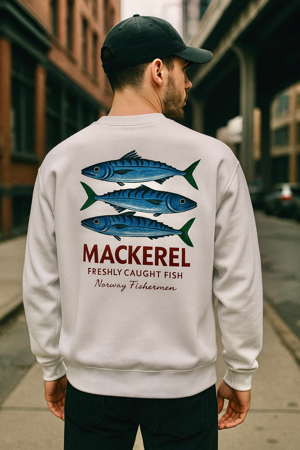 KIKI mackerel sweatshirt